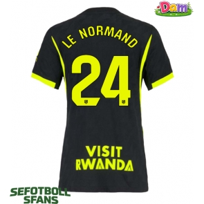 Atletico Madrid Robin Le Normand #24 Bortatröja Kvinnor 2026-27 Kortärmad